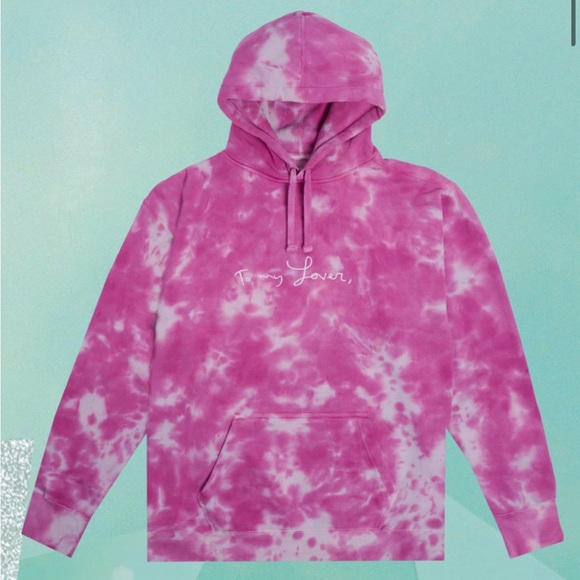 Taylor Swift Tops - Taylor Swift — To My Lover — Tie Dye Hoodie